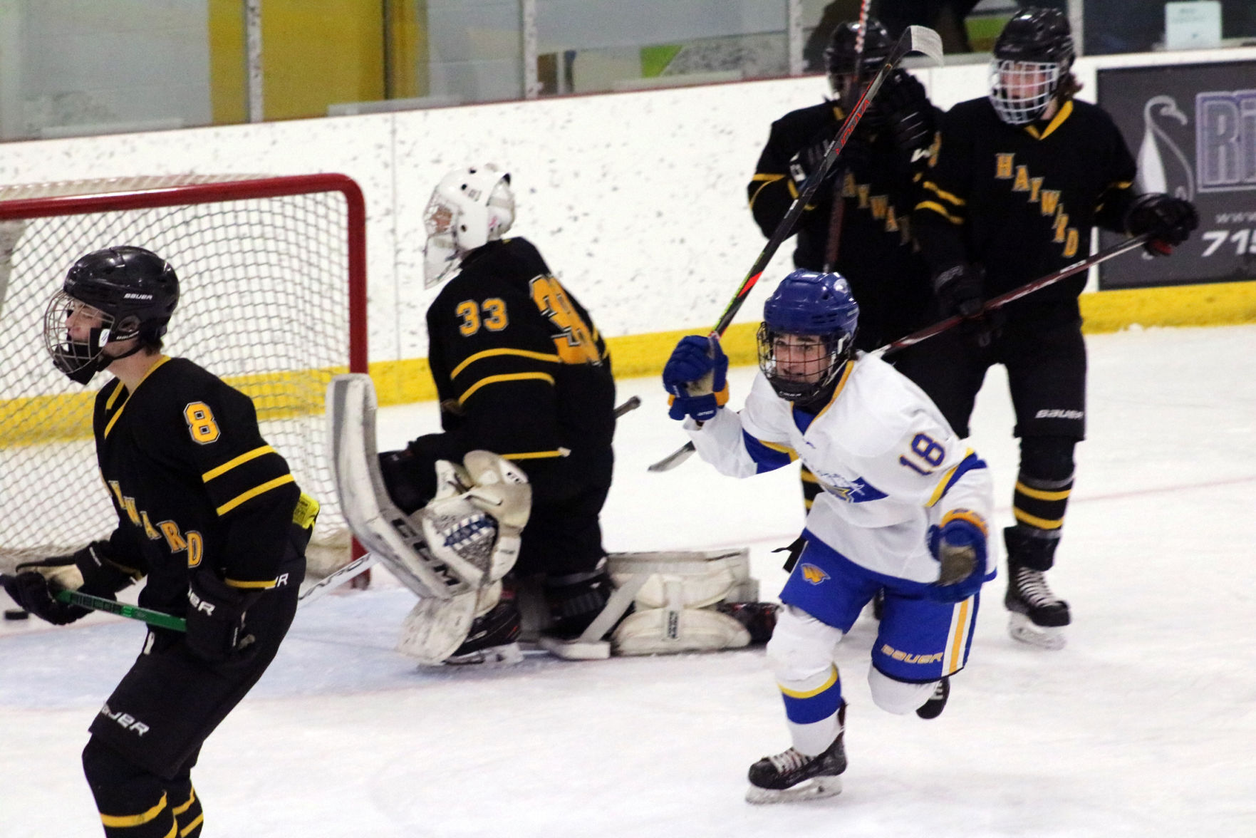 Rice Lake boys hockey vs. Hayward 2-9-21